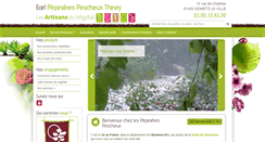 Desktop Screenshot of pepinieres-pescheux.com
